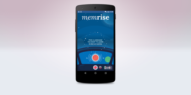 Logo de Memrise sur un écran de smartphone